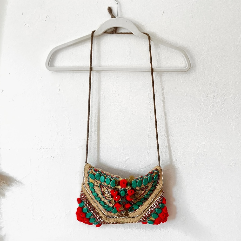Antik Batik Beaded Bag